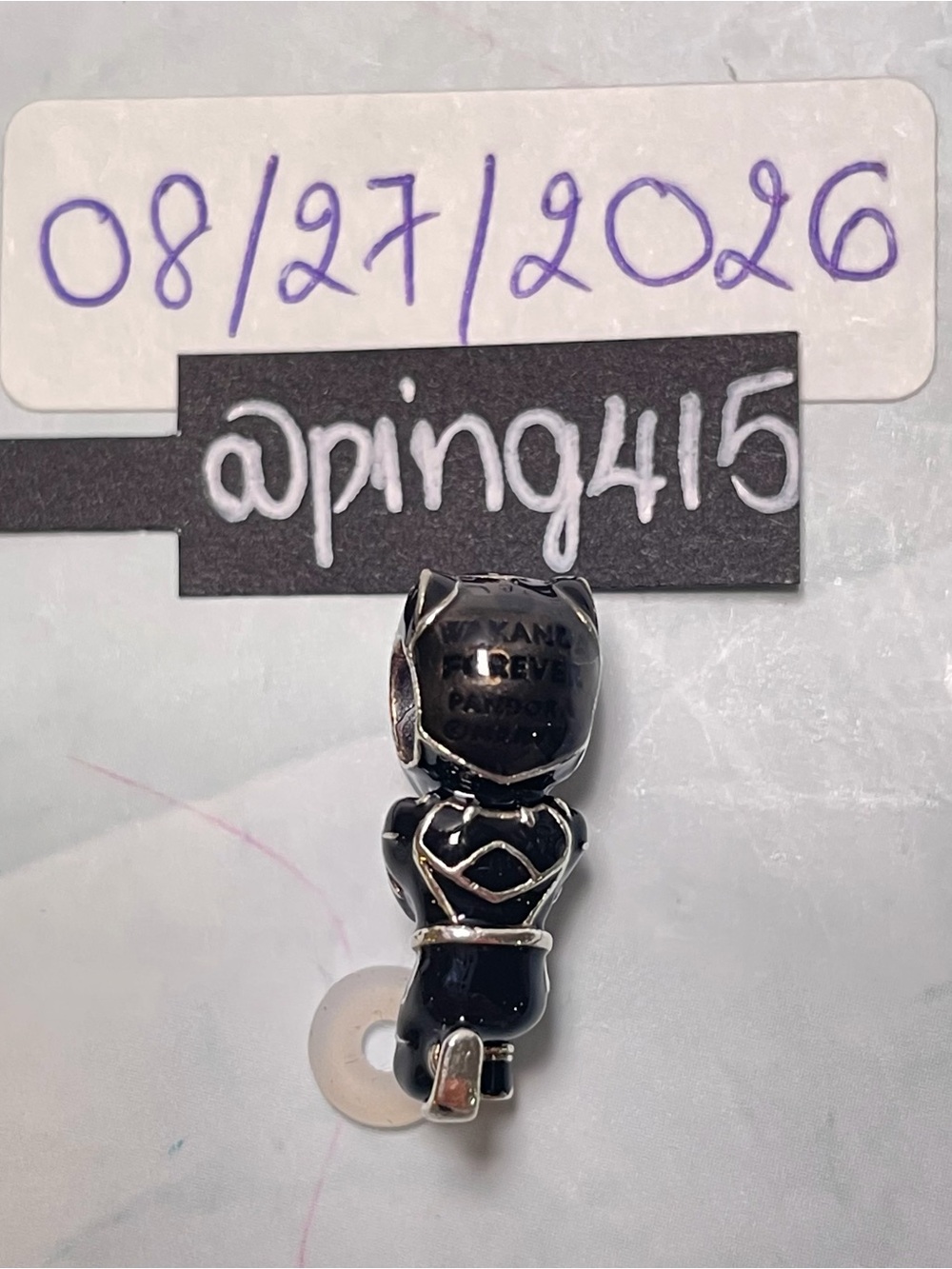 Pandora Marvel Black Panther charm - Picture 13 of 15